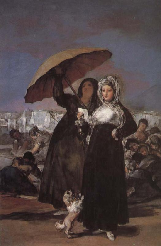 Francisco Goya Les Jeunes Sweden oil painting art